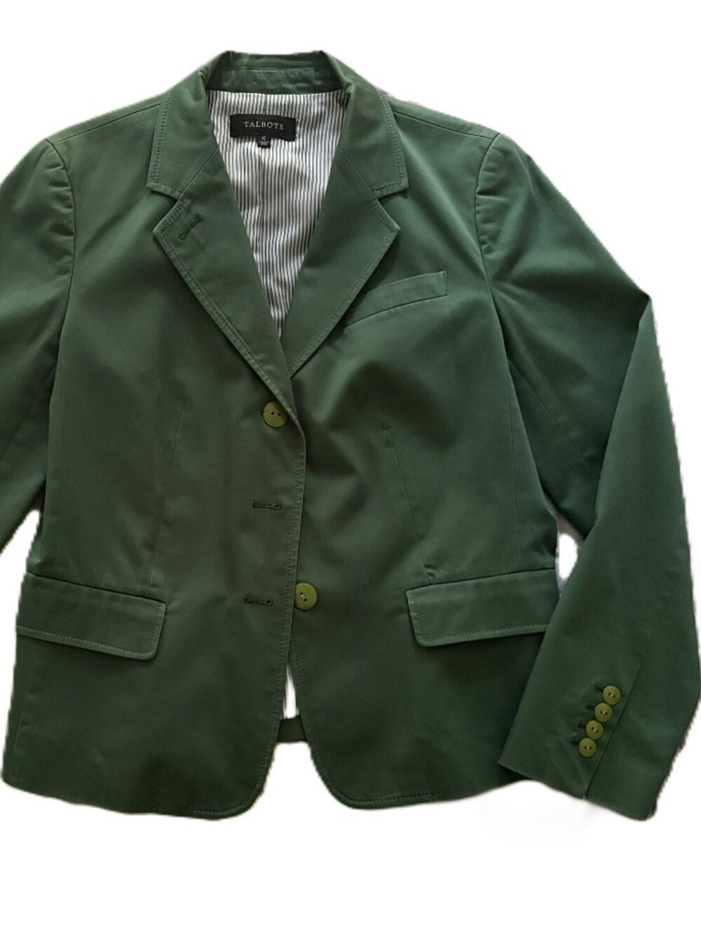Talbots emerald green blazer, size 10